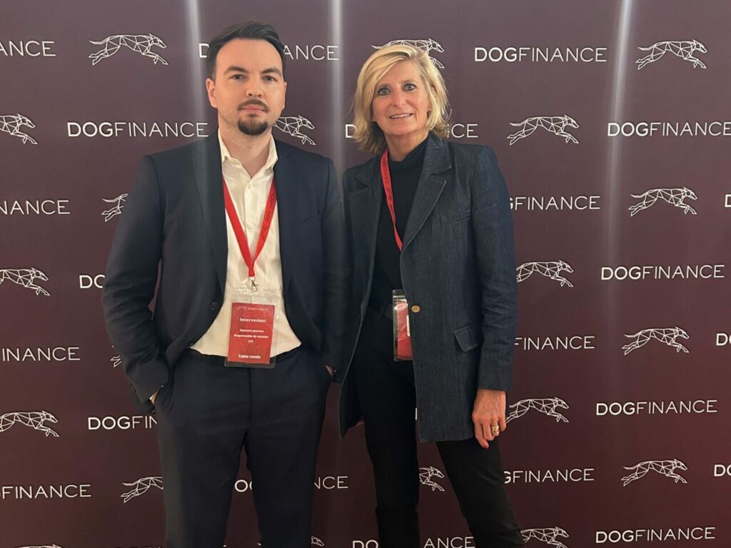 Aymeric Journot et Madame Piot, directrice de l’ICS Bégué Paris