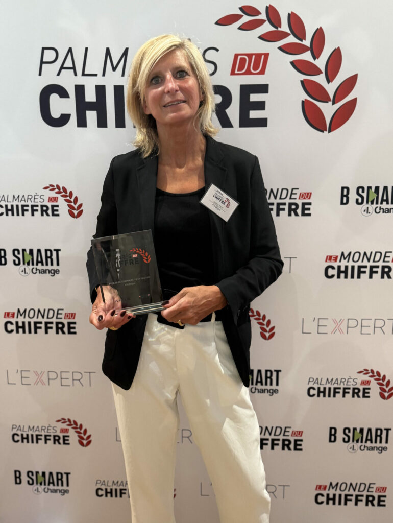 La directrice à reçu le trophée de bronze au palmarès du chiffre