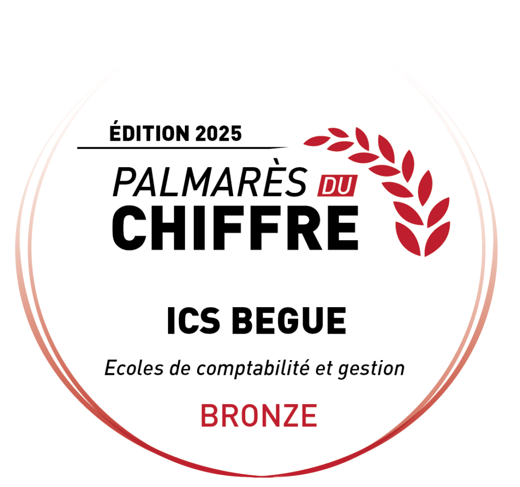 Trophée offert au Palmarès du Chiffre à l'ICS Bégué