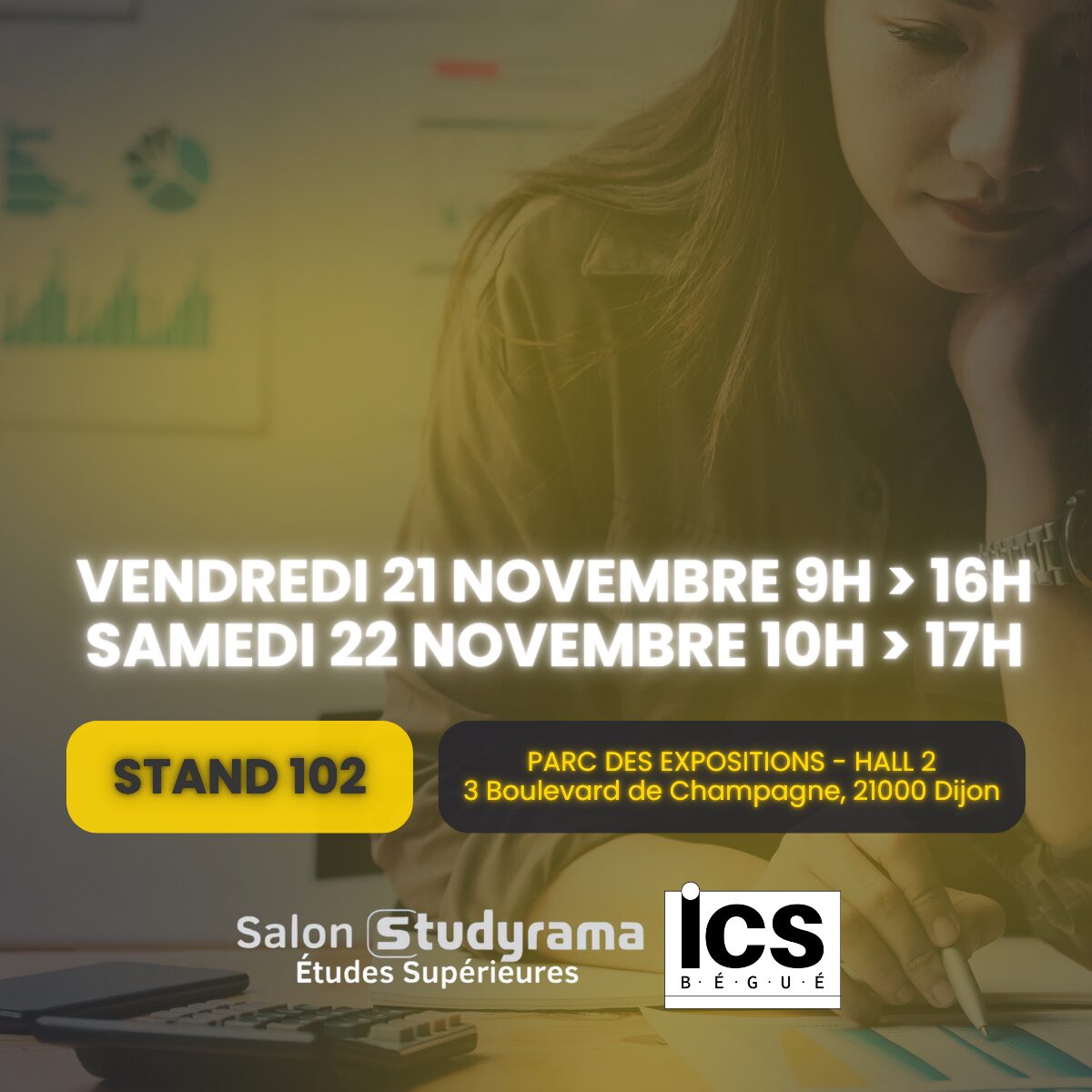 ICS Bégué - Salon Studyrama Dijon 21 et 22/11/25