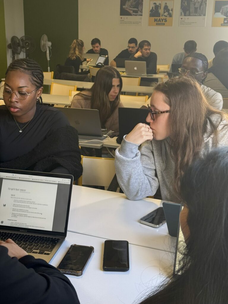 Etudiants ICS Bégué pendant le Business Game